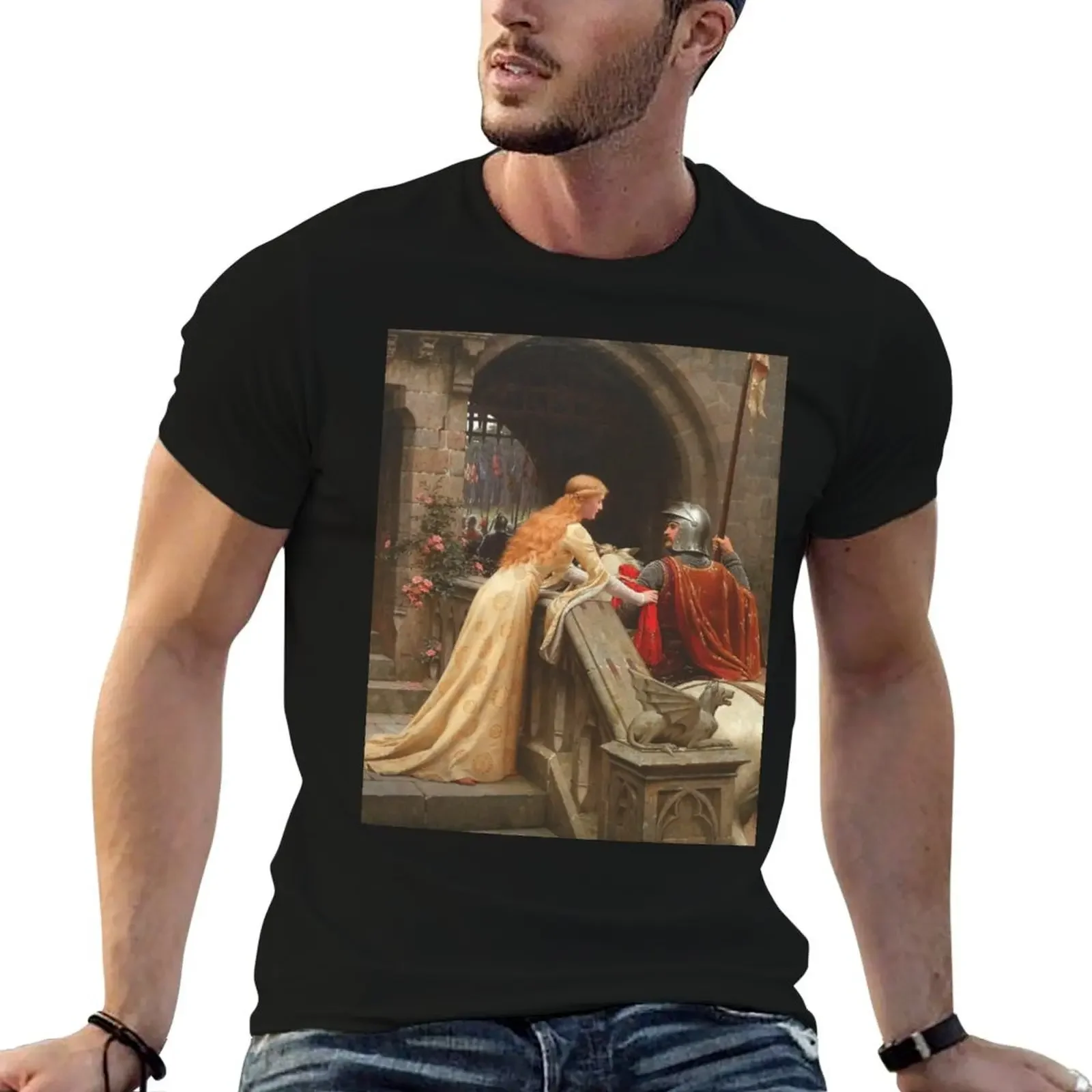 Edmund Blair Leighton - God Speed T-Shirt custom t-shirts Blouse t shirts for men cotton
Edmund Blair Leighton - God Speed T-Shirt custom t-shirts Blouse t shirts for men cotton