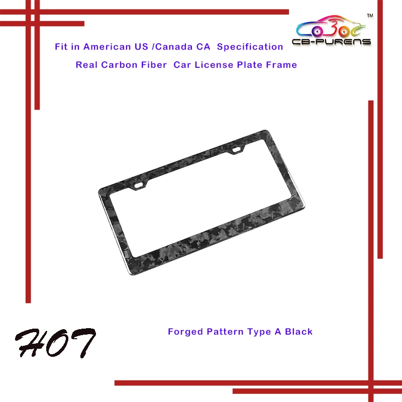 American US /Canada CA Specification 1Pcs/Set 100% Real Carbon Fiber Car License Plate Frame Number Plate Trim Cover
American US /Canada CA Specification 1Pcs/Set 100% Real Carbon Fiber Car License Plate Frame Number Plate Trim Cover