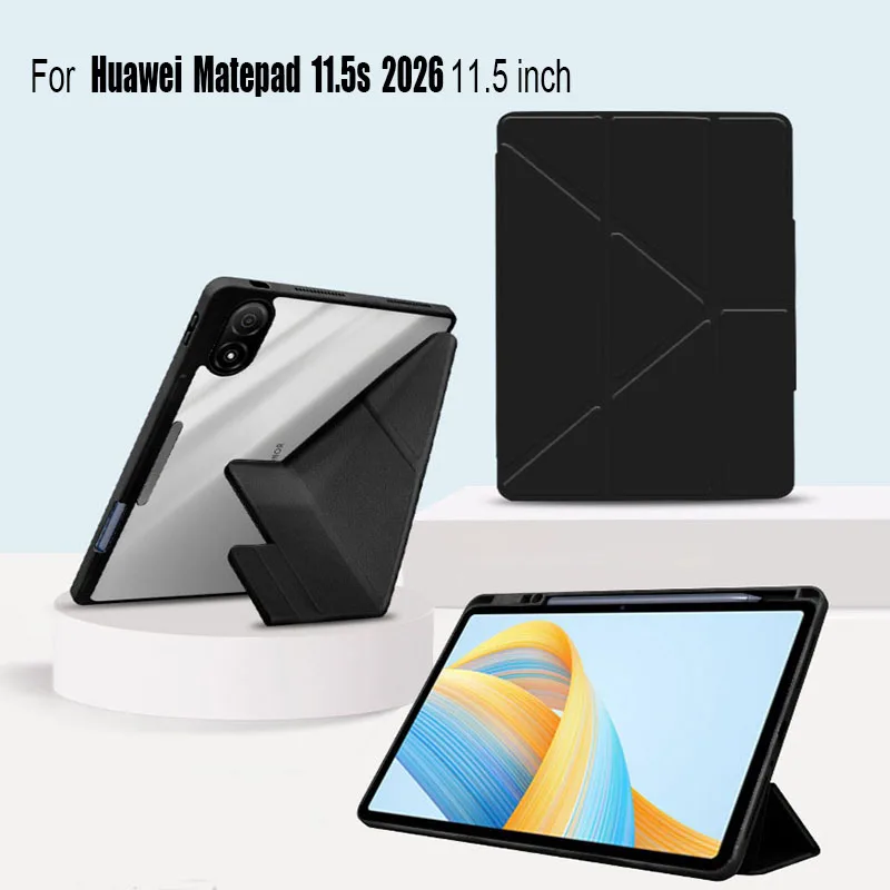 Flip Magnetic Detachable Case For Huawei matepad 11.5s 2026 11.5 inch Hard Clear Shockproof Stand Smart Leather Tablet cover
Flip Magnetic Detachable Case For Huawei matepad 11.5s 2026 11.5 inch Hard Clear Shockproof Stand Smart Leather Tablet cover