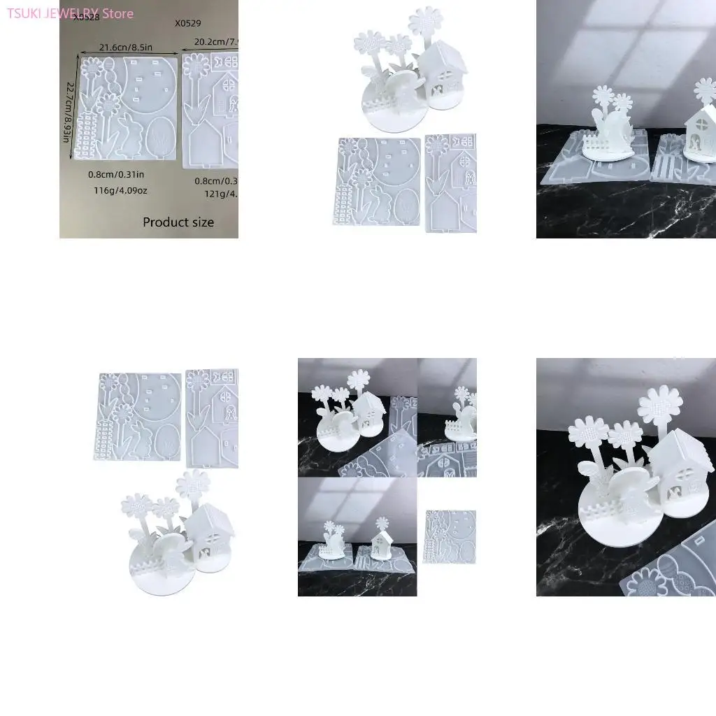 62KE Flexible Silicone Mould to Create Adorable Rabbit Figurines Accessory for Home Decoration and Gifts Making
62KE Flexible Silicone Mould to Create Adorable Rabbit Figurines Accessory for Home Decoration and Gifts Making