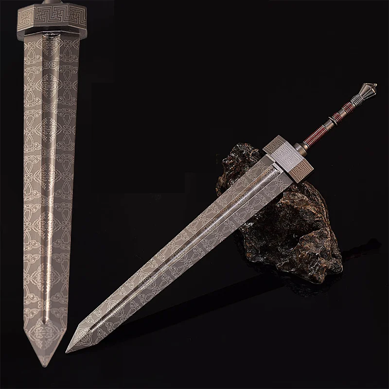 30cm/11.81inch Greatsword Game Peripherals,Metal Weapon Model,Ornaments Decorate Swords,Cosplay Props,Boys Gifts Collections
30cm/11.81inch Greatsword Game Peripherals,Metal Weapon Model,Ornaments Decorate Swords,Cosplay Props,Boys Gifts Collections