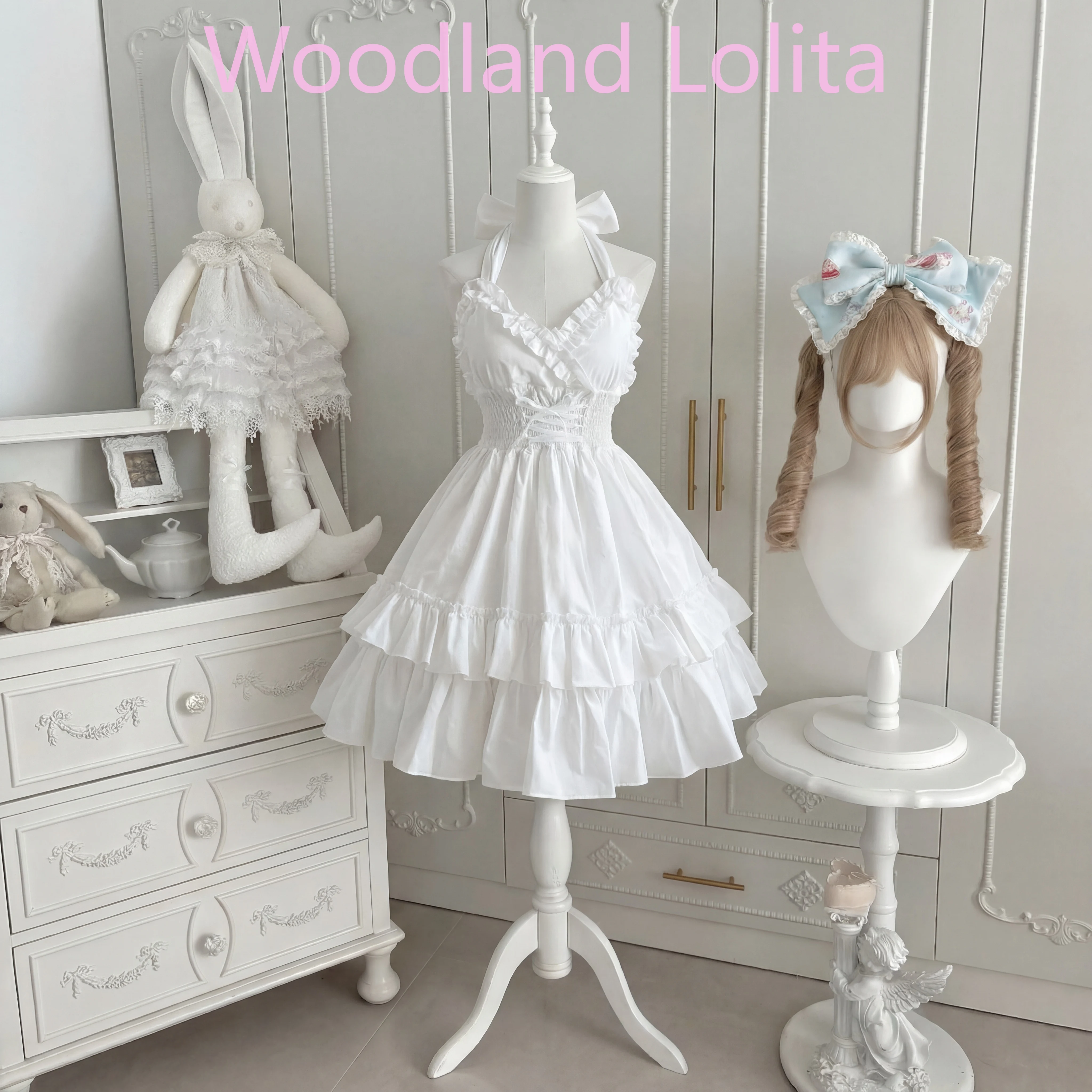 Summer Classical Elegant Suspender Dress Lolita Women Solid Kawaii Lolita Retro Soft Girl Tea Party JSK Suspender Dress Japanese
Summer Classical Elegant Suspender Dress Lolita Women Solid Kawaii Lolita Retro Soft Girl Tea Party JSK Suspender Dress Japanese