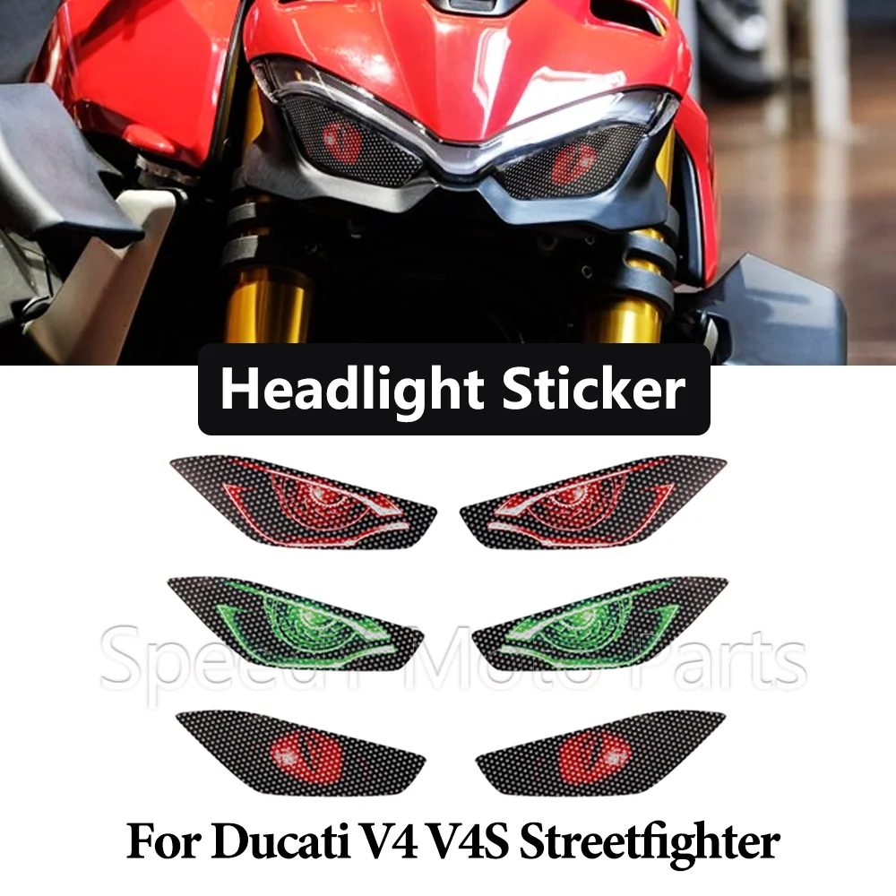 For Ducati V4 V4S Streetfighter Motorcycle 3D Front Fairing Headlight Guard Sticker Head Light Protection Sticker
For Ducati V4 V4S Streetfighter Motorcycle 3D Front Fairing Headlight Guard Sticker Head Light Protection Sticker