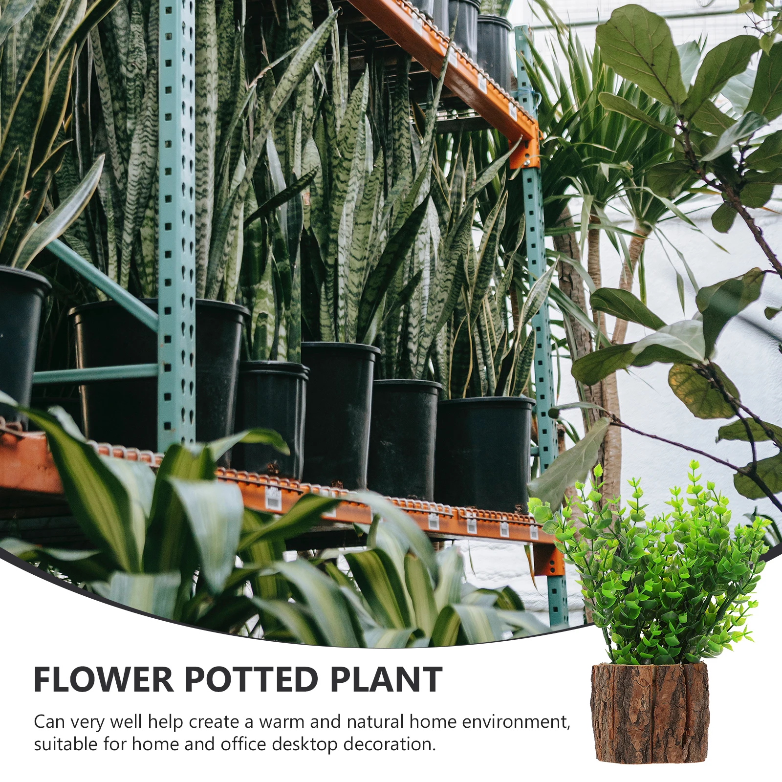 Realistic Artificial Flower BonsaiTree Bark Planter Green Decor Indoor Garden Plant nament Fake FlowerHigh Quality
Realistic Artificial Flower BonsaiTree Bark Planter Green Decor Indoor Garden Plant nament Fake FlowerHigh Quality