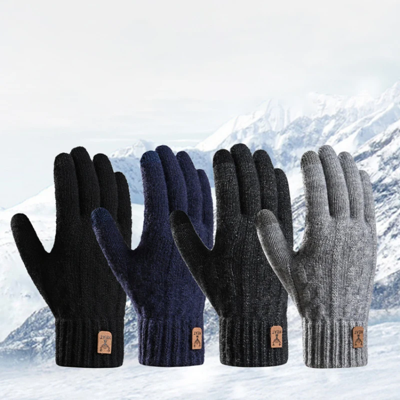 Winter Warm Gloves Touchscreen Lined Knit Anti-Slip Texting Gloves Thermal Mittens for Men Women Cold Weather Biking Outdoor
Winter Warm Gloves Touchscreen Lined Knit Anti-Slip Texting Gloves Thermal Mittens for Men Women Cold Weather Biking Outdoor