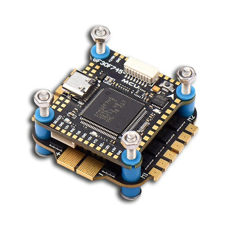 F745 FC&ESC FPV Stack GF30F745 Flight Controller 45A 4In1 ESC 3-6S 30X30mm For RC FPV Drone
F745 FC&ESC FPV Stack GF30F745 Flight Controller 45A 4In1 ESC 3-6S 30X30mm For RC FPV Drone