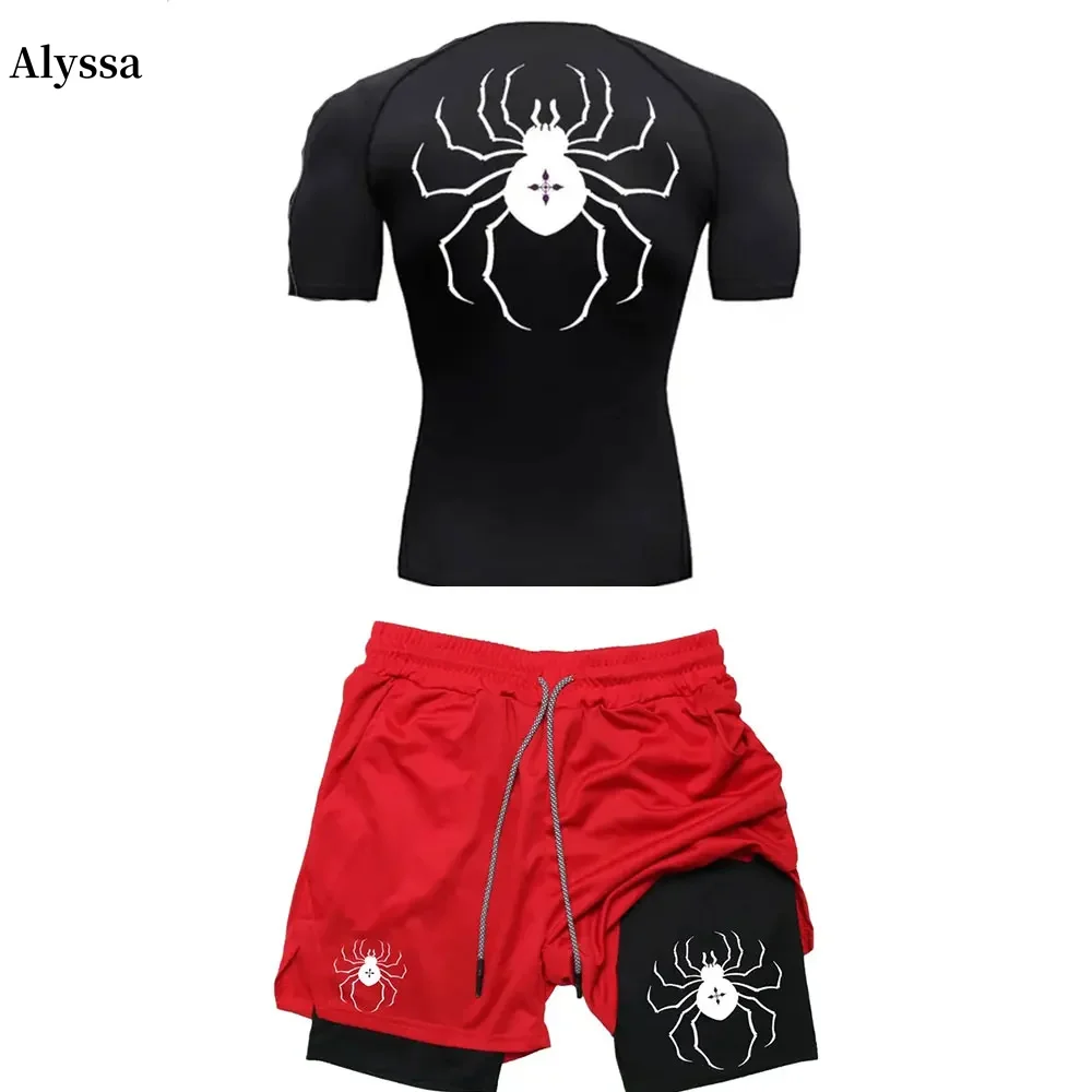 Anime Hunter x Hunter Compression Set Print Sportwear for Men Quick Dry Gym Shorts+Shirt 2PCS Running Workout Summer Sport Suit
Anime Hunter x Hunter Compression Set Print Sportwear for Men Quick Dry Gym Shorts+Shirt 2PCS Running Workout Summer Sport Suit