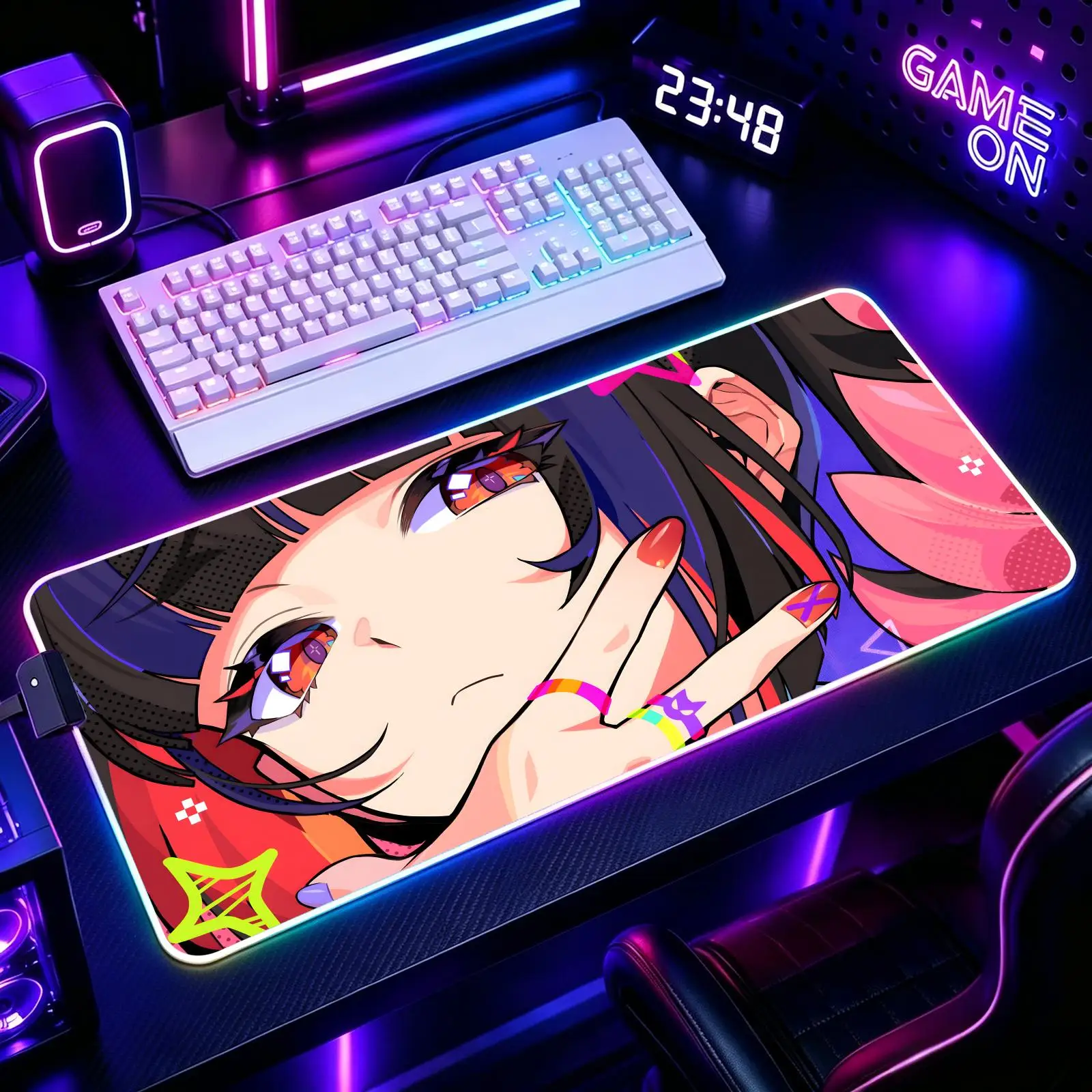 Zenless Zone Zero Nangong Yu Mouse Pad RGB Color Changing Gaming Mouse Pad, Stitched Edges, XXL Non-Slip Large Keyboard Desk Mat
Zenless Zone Zero Nangong Yu Mouse Pad RGB Color Changing Gaming Mouse Pad, Stitched Edges, XXL Non-Slip Large Keyboard Desk Mat