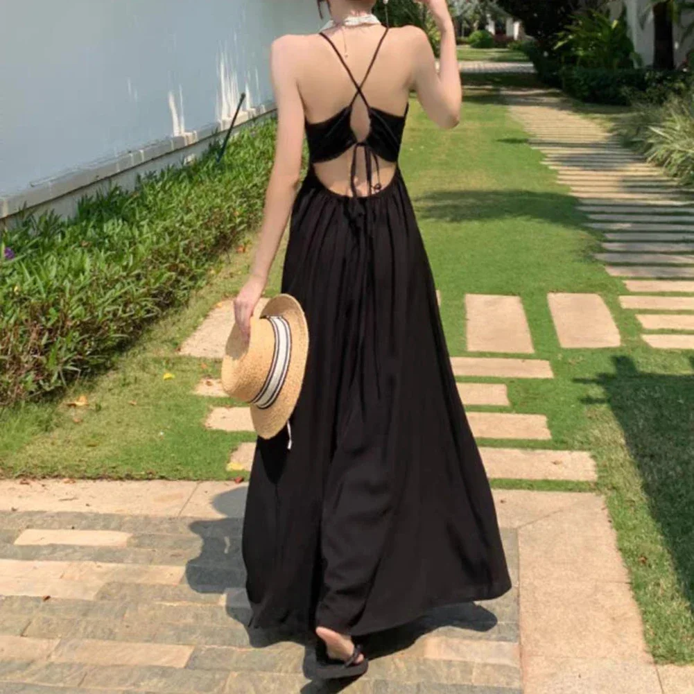 Casual Dress Backless Dress Daily Casual Wear Solid Pattern Suitable For All Seasons Daily Wear Microelasticity
Casual Dress Backless Dress Daily Casual Wear Solid Pattern Suitable For All Seasons Daily Wear Microelasticity