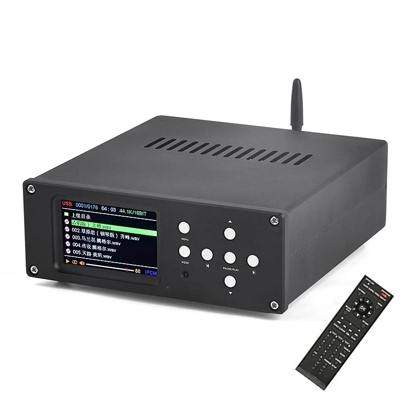 DSD Master Lossless Player, Digital Turntable U Disk, Bluetooth 5.3 Dual-core ES9038 Decoding
DSD Master Lossless Player, Digital Turntable U Disk, Bluetooth 5.3 Dual-core ES9038 Decoding