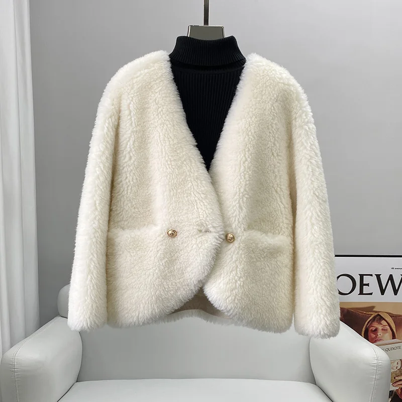 PUDI Women Genuine Sheep Shearing Coat Real Wool Hot Winter Fashion Jacket CT229
PUDI Women Genuine Sheep Shearing Coat Real Wool Hot Winter Fashion Jacket CT229