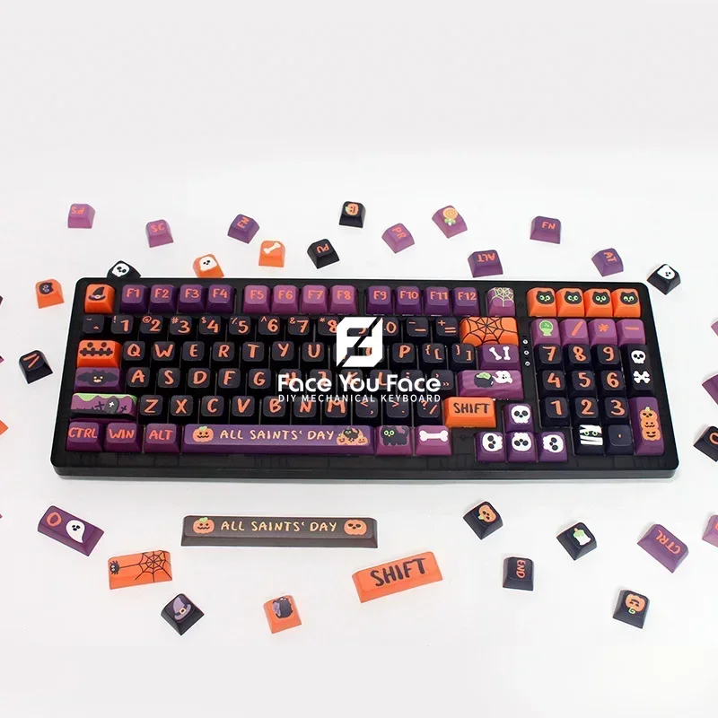 135 Keys All Saints' Day PBT Keycap XDA Profile Sublimated Personalized Key Caps for Cherry MX Switch Game Mechanical Keyboard
135 Keys All Saints' Day PBT Keycap XDA Profile Sublimated Personalized Key Caps for Cherry MX Switch Game Mechanical Keyboard