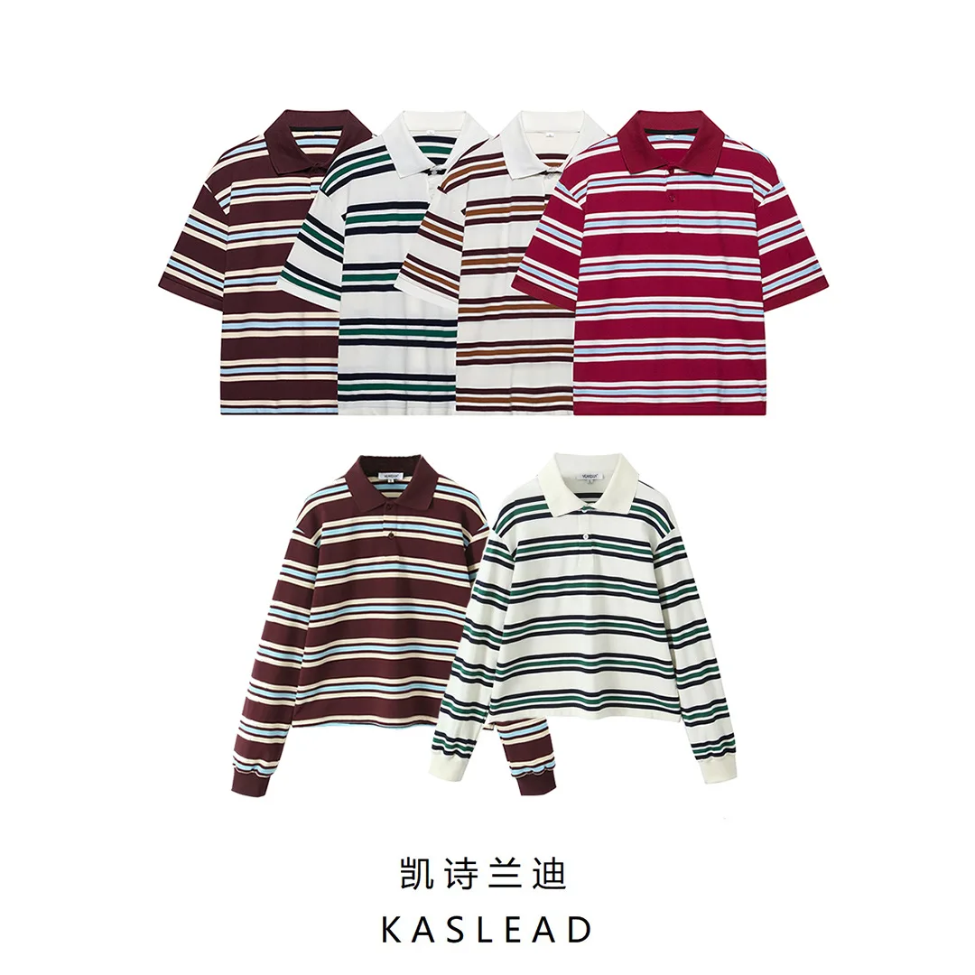 Fashion Stripe Women's T-shirt Casual Long Sleeve Female All Match Polo Shirts 2025 Autumn New Ladies Loose Tops High Street
Fashion Stripe Women's T-shirt Casual Long Sleeve Female All Match Polo Shirts 2025 Autumn New Ladies Loose Tops High Street