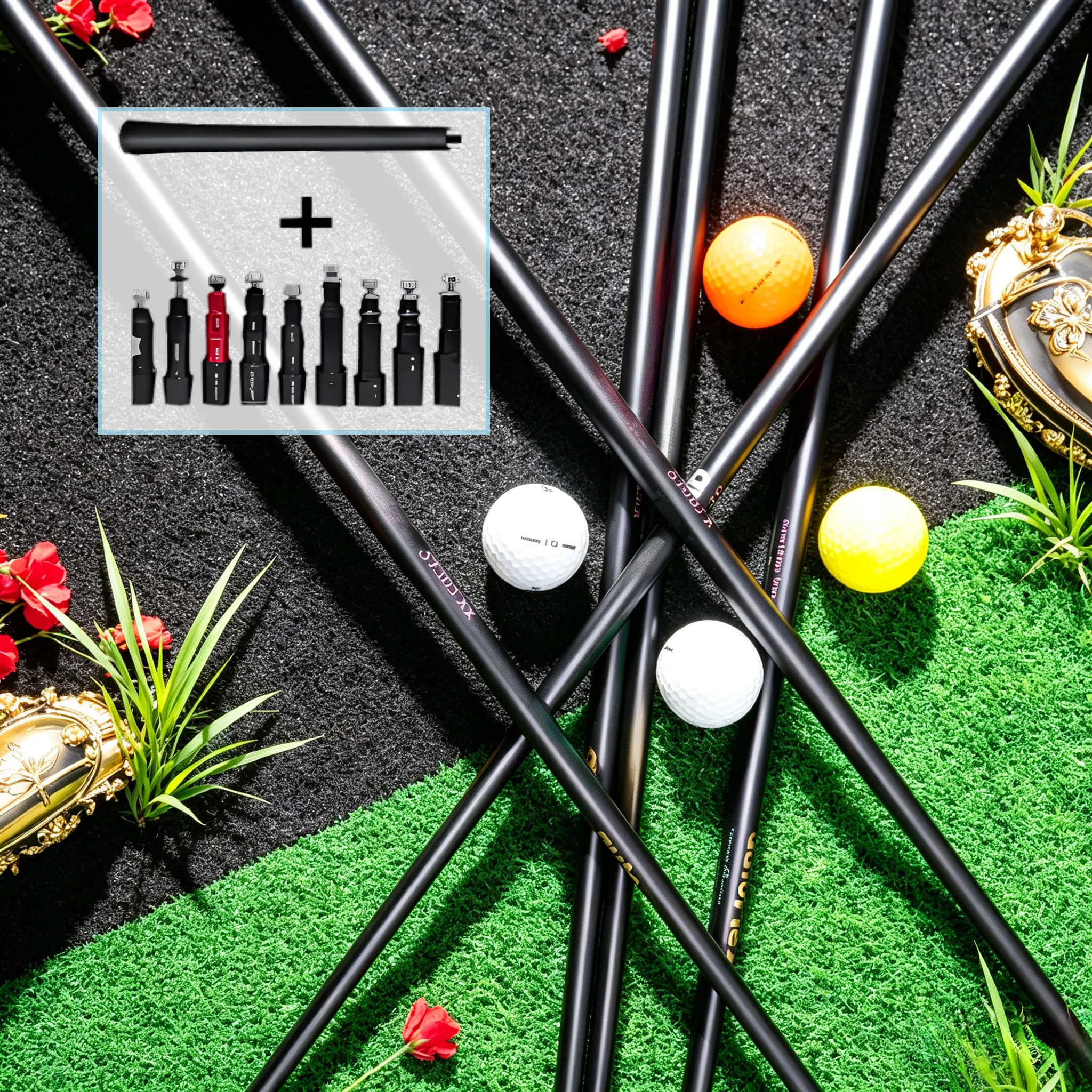 Brand New Black Af Golf Driver Shaft 405/505/505-X/505-Xx All Models 45inch Graphite Shaft 0.335 Caliber Includes Adapter + Sleeve + Grip
Brand New Black Af Golf Driver Shaft 405/505/505-X/505-Xx All Models 45inch Graphite Shaft 0.335 Caliber Includes Adapter + Sleeve + Grip