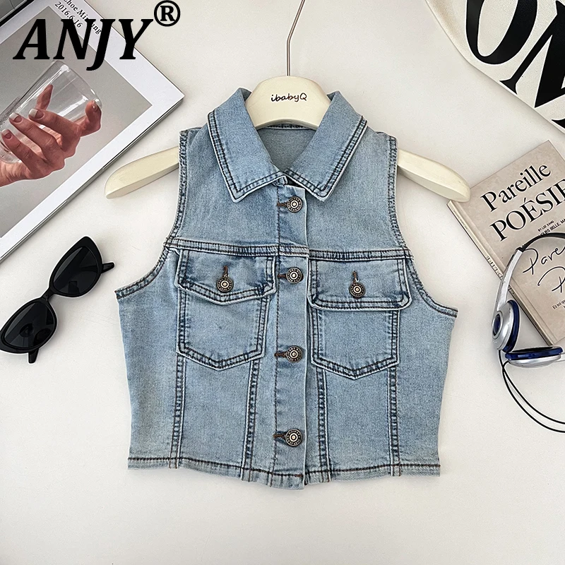 ANJY весна-лето новый женский модный винтажный дизайн повседневный многоцелевой джинсовый жилет без рукавов трендовый шикарный однобортный A17555
ANJY весна-лето новый женский модный винтажный дизайн повседневный многоцелевой джинсовый жилет без рукавов трендовый шикарный однобортный A17555