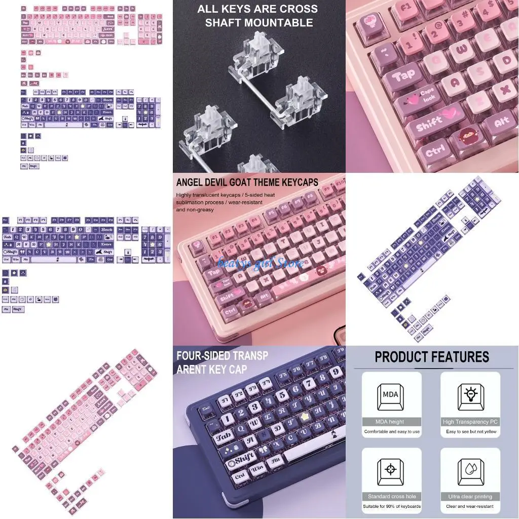 C7AB Enhanced Keyboard Aesthetics 120Key Clear Keycaps for Mechanical Keyboards
C7AB Enhanced Keyboard Aesthetics 120Key Clear Keycaps for Mechanical Keyboards