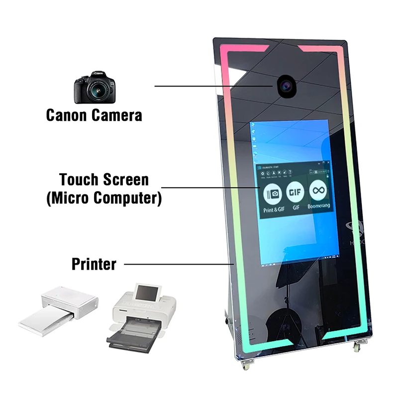 65Inch Magic Mirror Photo Booth For Party Show Events Indoor Wedding Rental Advertisement
65Inch Magic Mirror Photo Booth For Party Show Events Indoor Wedding Rental Advertisement