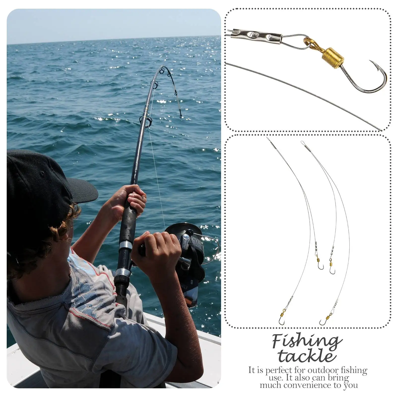 4 Pcs Fishing Hooks Carbon Steel Durable Reusable Portable Circle Fishing Tackle Hook for Tackle Worm Bait Line
4 Pcs Fishing Hooks Carbon Steel Durable Reusable Portable Circle Fishing Tackle Hook for Tackle Worm Bait Line