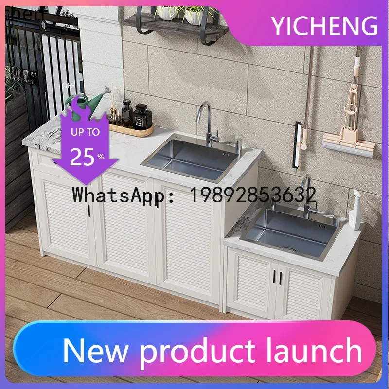 outdoor wash basin courtyard rock slab sink integrated cabinet outdoor mop pool aluminum alloy console locker
outdoor wash basin courtyard rock slab sink integrated cabinet outdoor mop pool aluminum alloy console locker