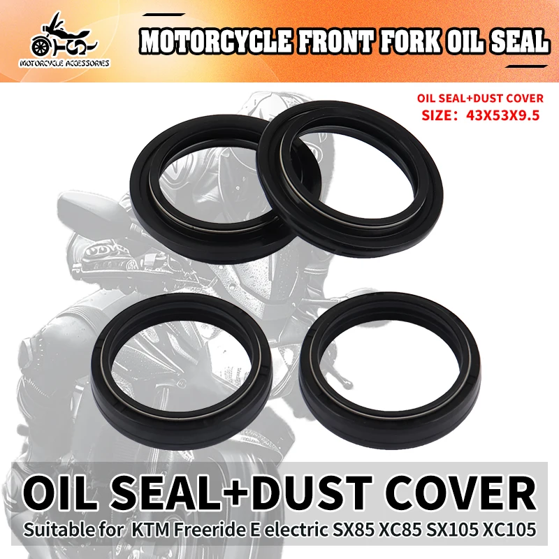 SJ Front Shock Absorber Dust Front Fork Oil Seal For KTM Freeride E Electric SX85 XC85 SX105 XC105 03-15 Motorcycle Acccessories
SJ Front Shock Absorber Dust Front Fork Oil Seal For KTM Freeride E Electric SX85 XC85 SX105 XC105 03-15 Motorcycle Acccessories