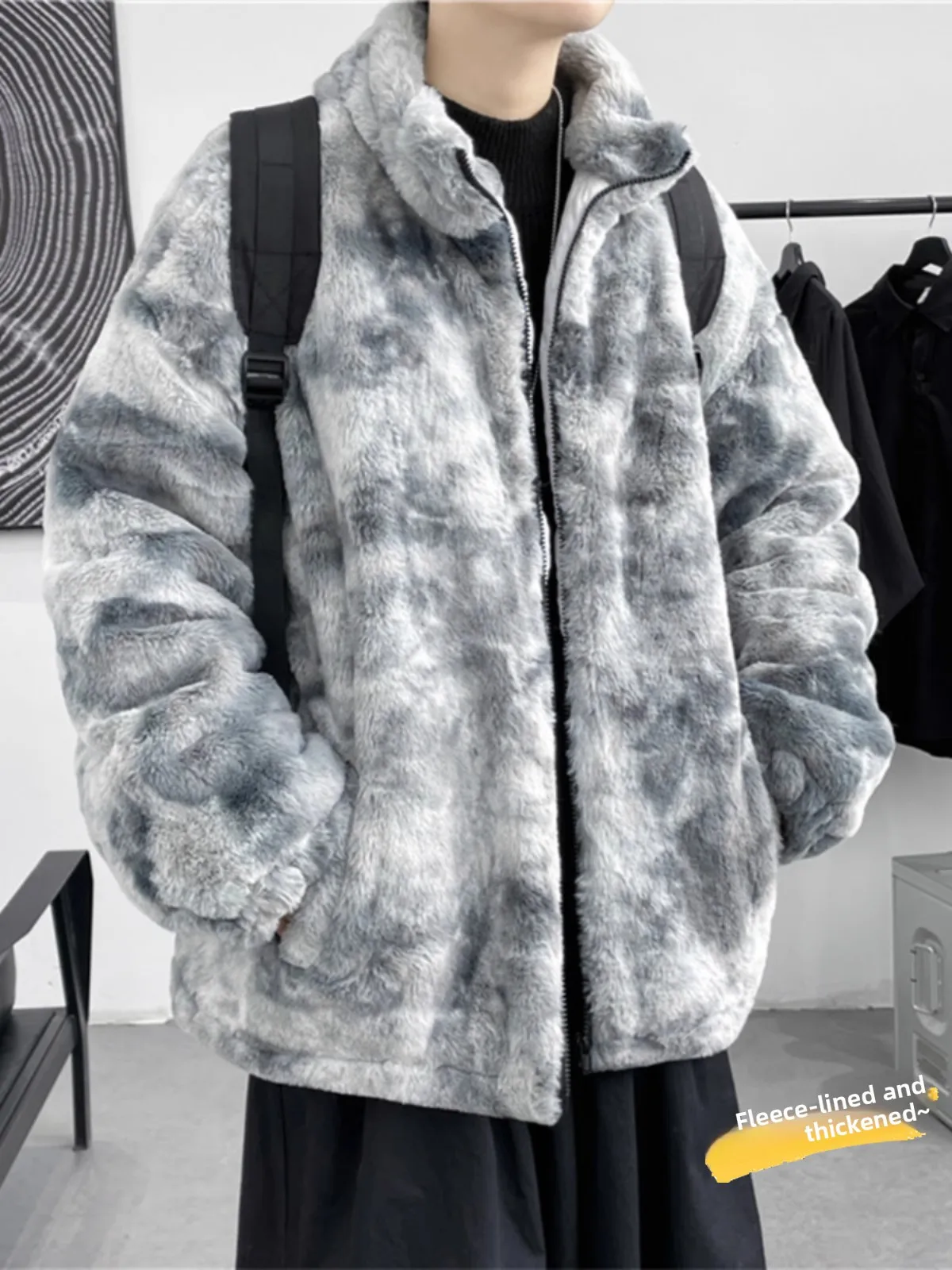 Men's Thiened Lamb Velvet Jaet Autumn Winter High Sensation Cotton Clothes Trendy Brand Haome Fce Cotton Jaet
Men's Thiened Lamb Velvet Jaet Autumn Winter High Sensation Cotton Clothes Trendy Brand Haome Fce Cotton Jaet