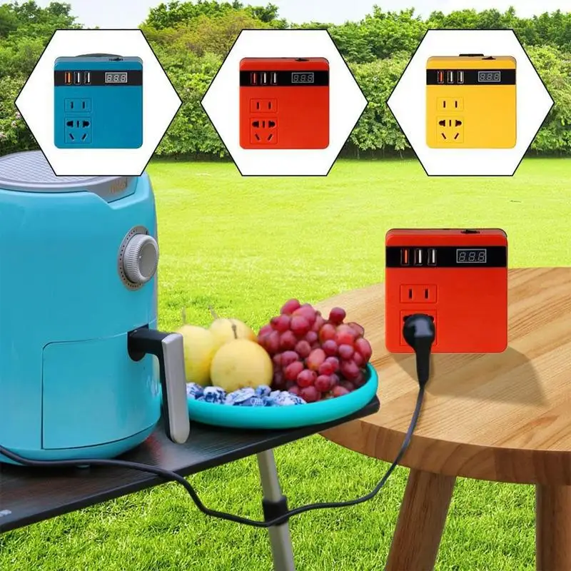 Lithium Battery Inverter Power Bank 18v 21v To 110v 220v Household Smart Transformer Outdoor Work Inverter With Current Display
Lithium Battery Inverter Power Bank 18v 21v To 110v 220v Household Smart Transformer Outdoor Work Inverter With Current Display
