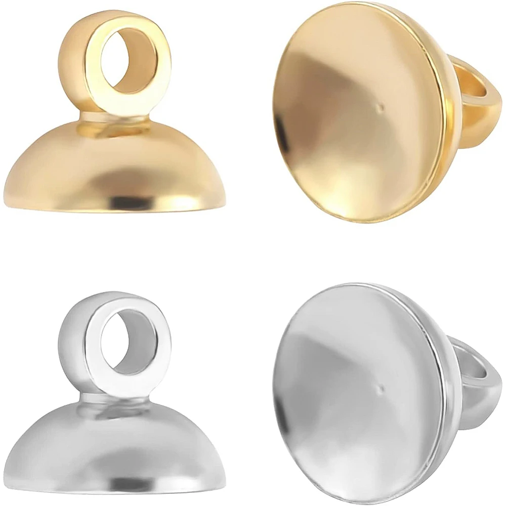 1 Box 40Pcs 2 Colors Bead Cap Bails Silver Golden Bail Cup Cap Pearl Cup Connector for Necklace Jewelry Making Hole: 1.5mm
1 Box 40Pcs 2 Colors Bead Cap Bails Silver Golden Bail Cup Cap Pearl Cup Connector for Necklace Jewelry Making Hole: 1.5mm