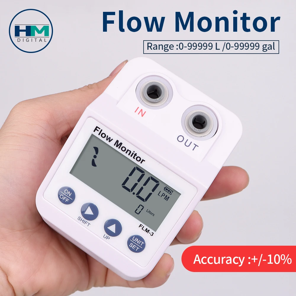 Electronic Digital Display 1/4" Water Purifier Flow Meter Monitor Alarm and Power Save Function Durable Flow Sensor Monitor
Electronic Digital Display 1/4" Water Purifier Flow Meter Monitor Alarm and Power Save Function Durable Flow Sensor Monitor