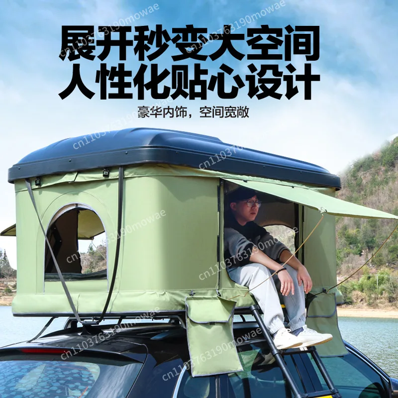 Customized Car roof tent fully automatic outdoor camping self-driving car anti-mosquito and rain-proof ABS hard-top tent
Customized Car roof tent fully automatic outdoor camping self-driving car anti-mosquito and rain-proof ABS hard-top tent