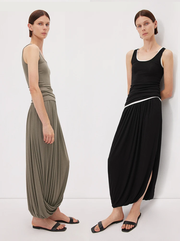 CHICJOC легкий ацетатный модальный жилет U-Ne с эластичной резинкой на талии, повседневная летняя коллекция, женская одежда
CHICJOC легкий ацетатный модальный жилет U-Ne с эластичной резинкой на талии, повседневная летняя коллекция, женская одежда