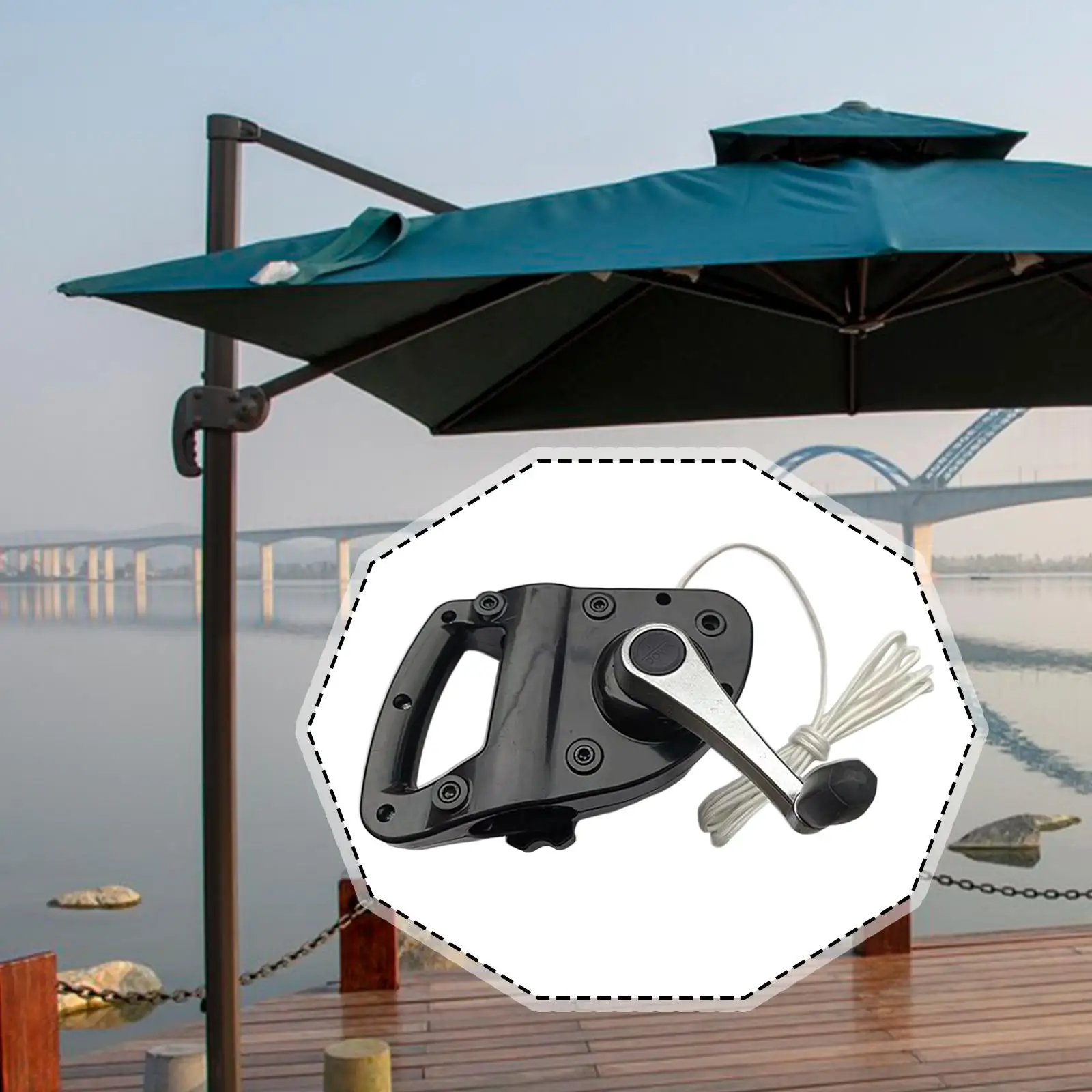 Кривошипная ручка для зонта для патио, сверхмощная рокерная ручка для пикника на пляже и патио
Кривошипная ручка для зонта для патио, сверхмощная рокерная ручка для пикника на пляже и патио