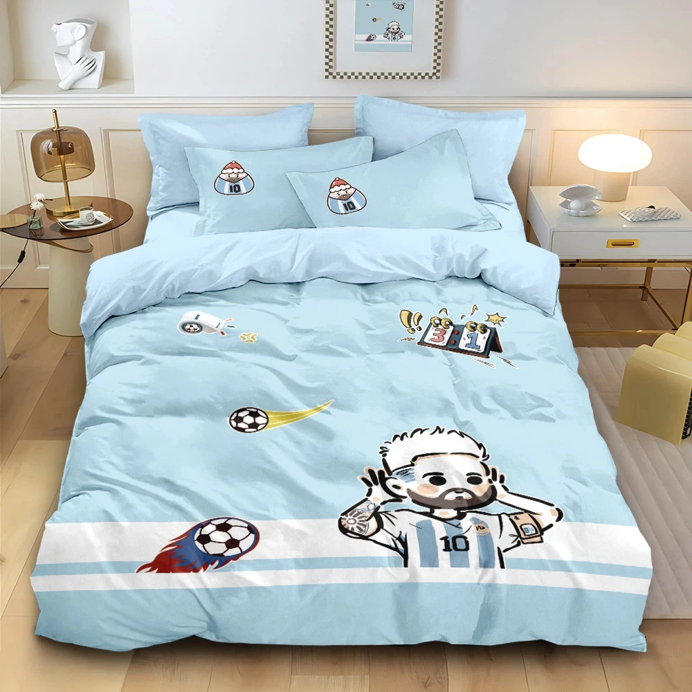 Argentine football Duvet Cover Set football star Messis Bedding Sets For Kids Adult Bedroom Duvet Cover Pillow Case Single Doubl
Argentine football Duvet Cover Set football star Messis Bedding Sets For Kids Adult Bedroom Duvet Cover Pillow Case Single Doubl