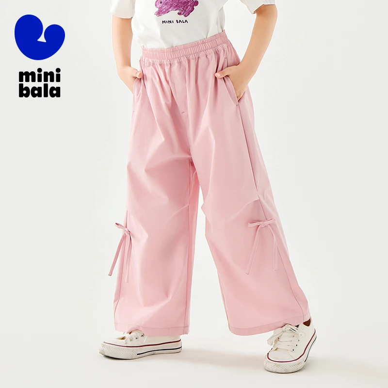 Mini Bala Girls Quick-Dry Breathable Cool Touch Butterfly Bow Stretchy Summer Pants Kids Casual
Mini Bala Girls Quick-Dry Breathable Cool Touch Butterfly Bow Stretchy Summer Pants Kids Casual