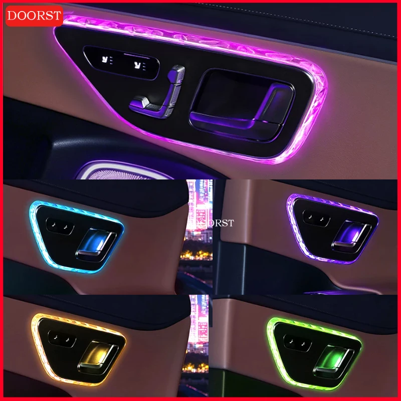 For Mercedes Benz C GLC E Class W206 X254 W214 Crystal Car Door Light Frame Decoration Sticker interior Modification Accessories
For Mercedes Benz C GLC E Class W206 X254 W214 Crystal Car Door Light Frame Decoration Sticker interior Modification Accessories