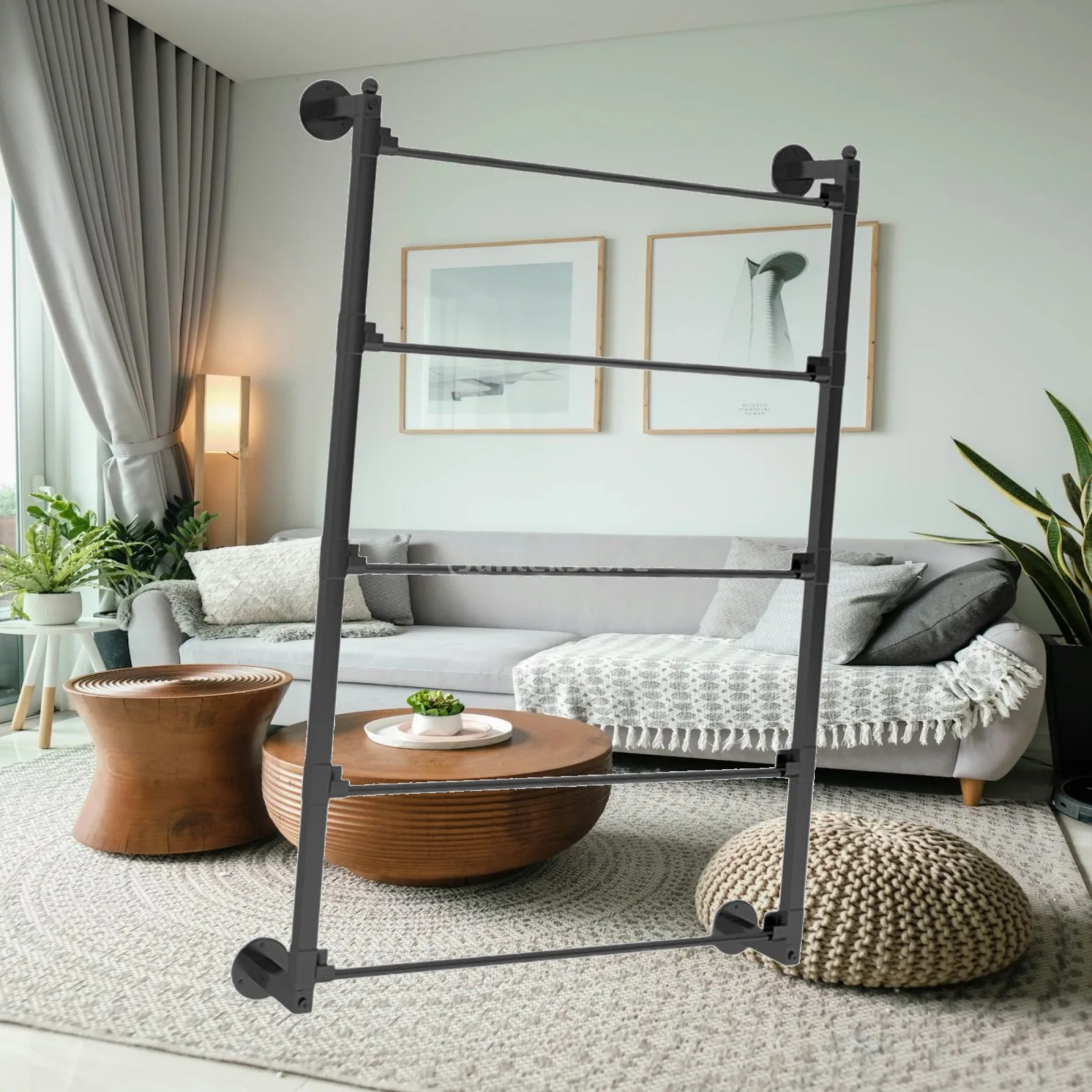 Wall Mounted Ribbon Rack, Ribbons Roll Storage Shelf, Decor 5 Rods,Crafting Wire Spool Rack,Thread Holder for Scarf,Necklaces
Wall Mounted Ribbon Rack, Ribbons Roll Storage Shelf, Decor 5 Rods,Crafting Wire Spool Rack,Thread Holder for Scarf,Necklaces