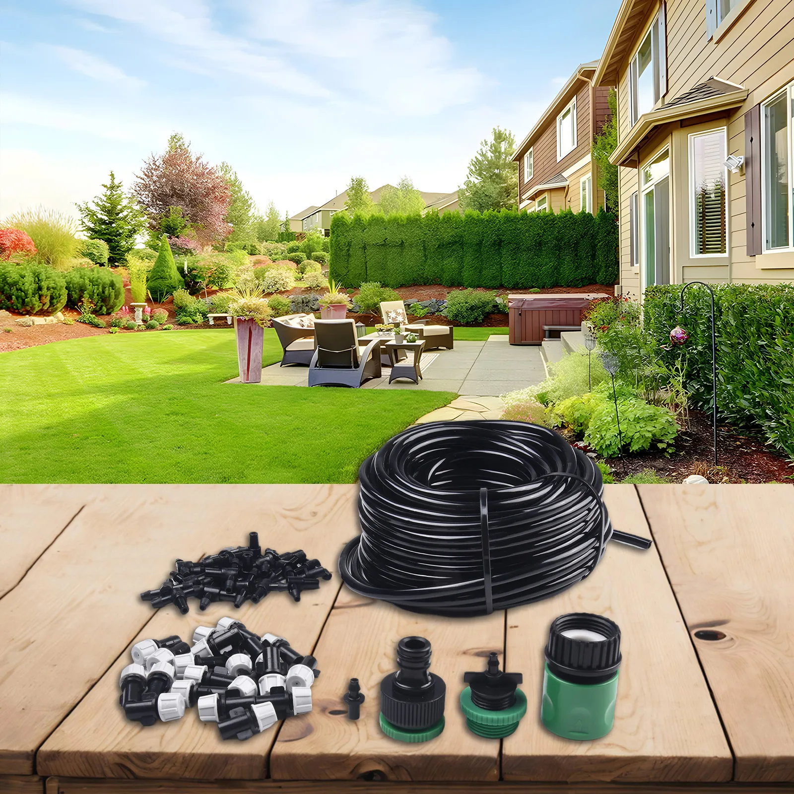 Spray Nozzle Quick Connector 20M Cooling Automatic Watering Device Mist Pump Cooling Garden Irrigation Supplies Accessories
Spray Nozzle Quick Connector 20M Cooling Automatic Watering Device Mist Pump Cooling Garden Irrigation Supplies Accessories