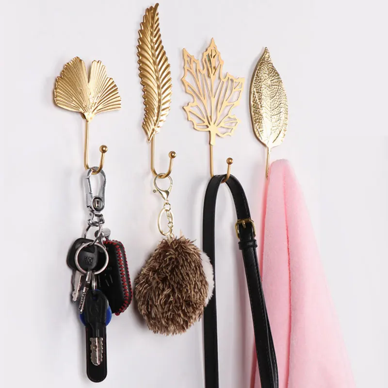 Nordic Style Storage Hook Rack Multifunction Wrought Iron Hook Wall Hanger Creative Leaf Shape For Home Bathroom Decoration
Nordic Style Storage Hook Rack Multifunction Wrought Iron Hook Wall Hanger Creative Leaf Shape For Home Bathroom Decoration