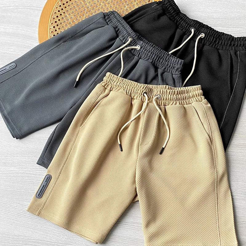 Мужские спортивные шорты из ткани с текстурой под сосну, на резинке, длина до колена, повседневные, летние, для активного отдыха, молодежные
Мужские спортивные шорты из ткани с текстурой под сосну, на резинке, длина до колена, повседневные, летние, для активного отдыха, молодежные