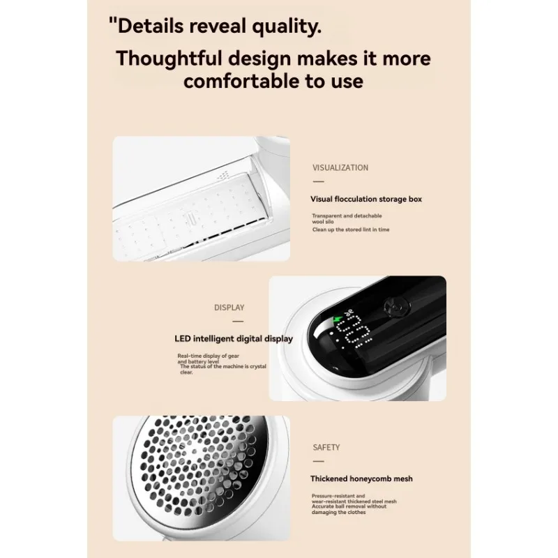A98G-Digital Display Rechargeable Fabric Shaver 2025 New- Powerful Electric Lint Remover For Clothes In White
A98G-Digital Display Rechargeable Fabric Shaver 2025 New- Powerful Electric Lint Remover For Clothes In White