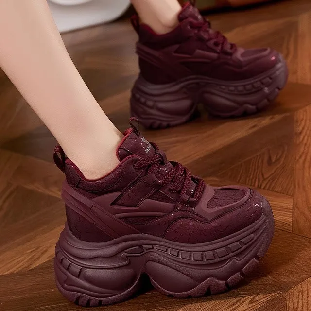Thick Bottom Dad Shoes Women's High Top Cotton Shoes Warm Fleece Lined Genuine Leather Fashion Casual Shoes All-Match Style
Thick Bottom Dad Shoes Women's High Top Cotton Shoes Warm Fleece Lined Genuine Leather Fashion Casual Shoes All-Match Style