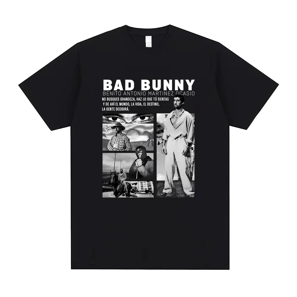 Rapper Bad Bunny T-shirt Debi Tirar Mas Fotos DTMF Tshirt Men Women Hip Hop Oversized Tshirts Male High Quality Soft Cotton Tees
Rapper Bad Bunny T-shirt Debi Tirar Mas Fotos DTMF Tshirt Men Women Hip Hop Oversized Tshirts Male High Quality Soft Cotton Tees