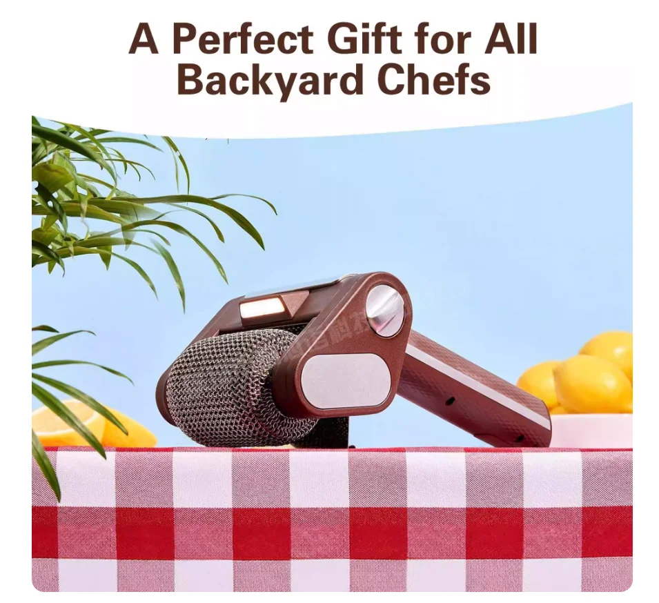 Electric BBQ Brush Household Rechargeable BBQ Brush Cleanable Portable Outdoor
Electric BBQ Brush Household Rechargeable BBQ Brush Cleanable Portable Outdoor