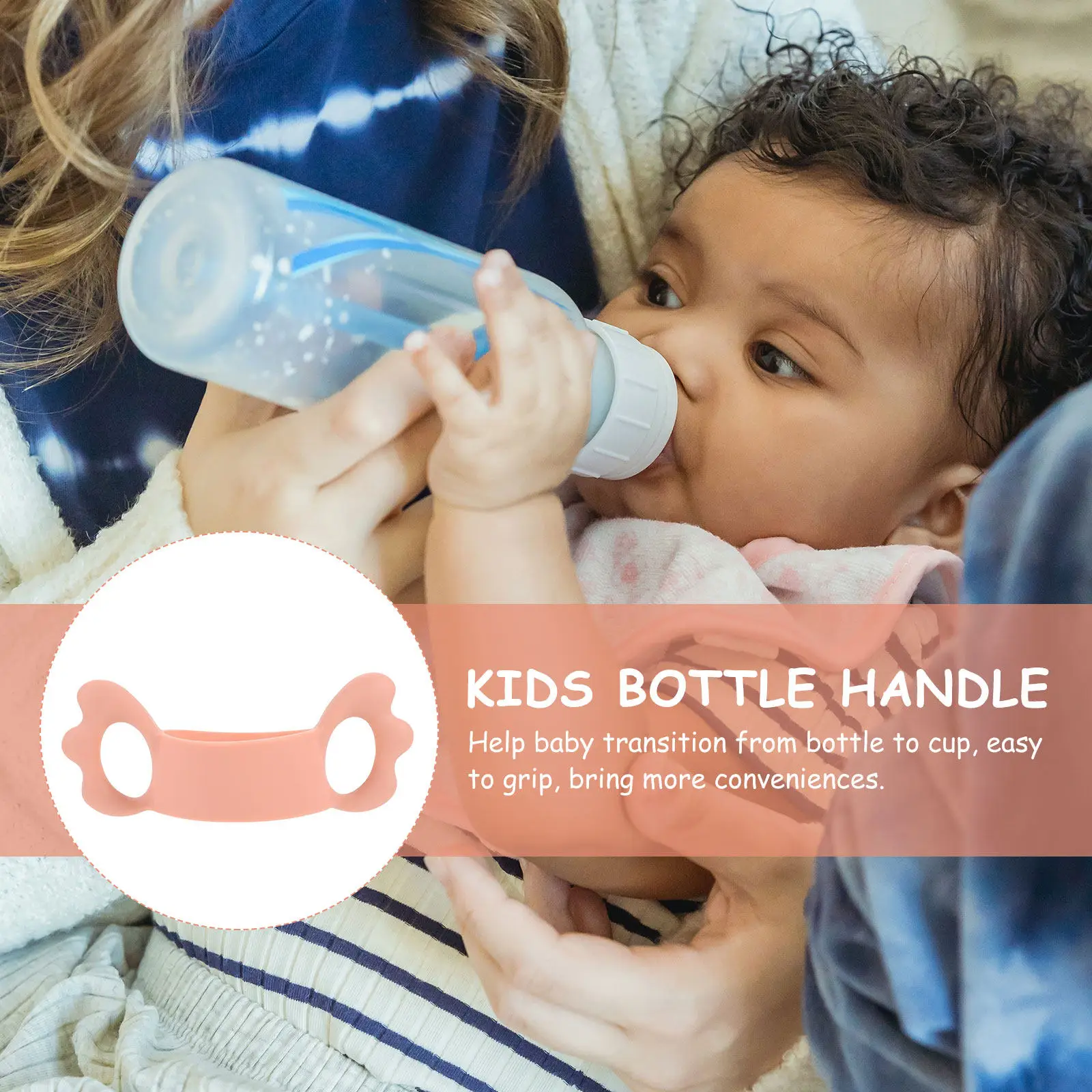 Silicone Baby Bottle Handle Fits Most Milk Feeding Bottles Ergonomic Comfort Grip for Newborn Infant Toddler Portable Use Gift
Silicone Baby Bottle Handle Fits Most Milk Feeding Bottles Ergonomic Comfort Grip for Newborn Infant Toddler Portable Use Gift