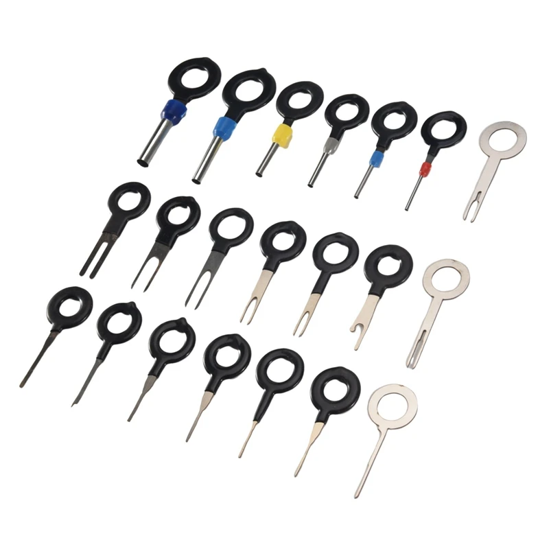 Набор ключей для удаления клемм, комплект инструментов для автомобиля, экстрактор контактов обжимных соединителей, для ремонта автомобиля, 21 шт.
Набор ключей для удаления клемм, комплект инструментов для автомобиля, экстрактор контактов обжимных соединителей, для ремонта автомобиля, 21 шт.