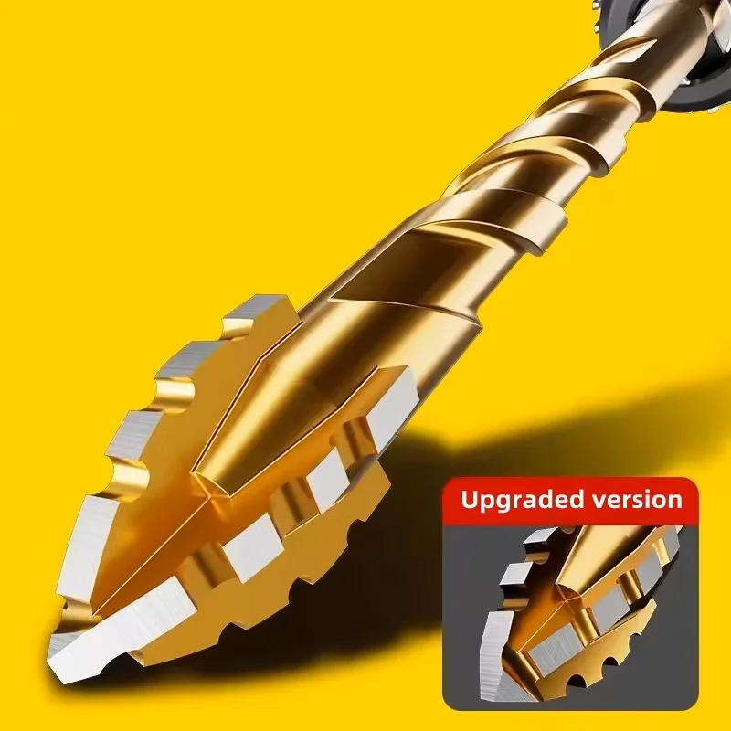 Upgraded four-edged sawtooth drill bit for tile drilling and concrete special electric drill ultra-high hardness drill bit
Upgraded four-edged sawtooth drill bit for tile drilling and concrete special electric drill ultra-high hardness drill bit
