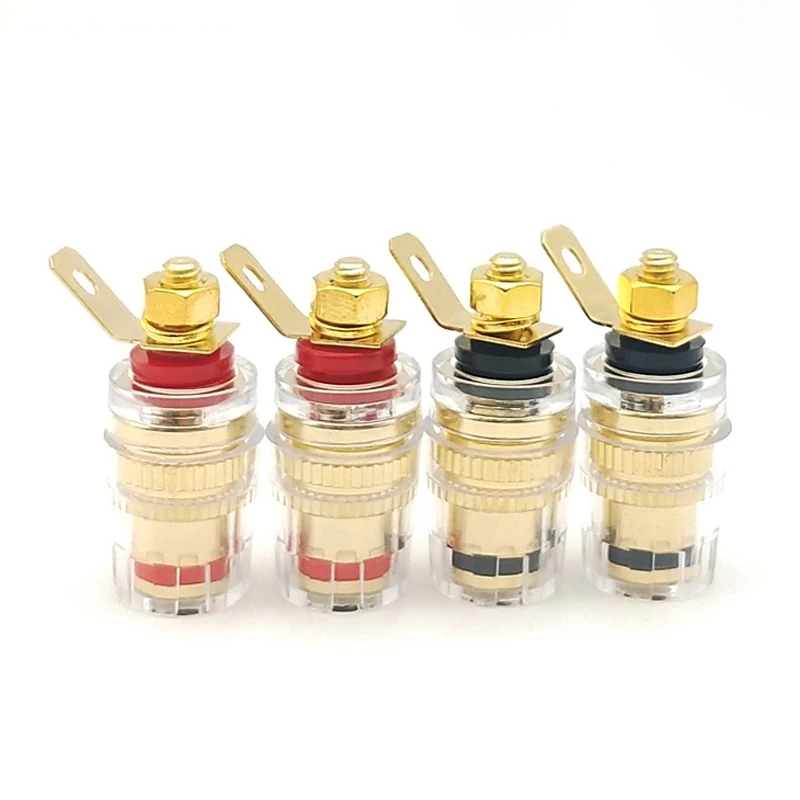 2PCS Speaker Terminal Binding Post 4mm Banana Plug Socket Low Frequency Amplifier Connector for Loudspeakers
2PCS Speaker Terminal Binding Post 4mm Banana Plug Socket Low Frequency Amplifier Connector for Loudspeakers