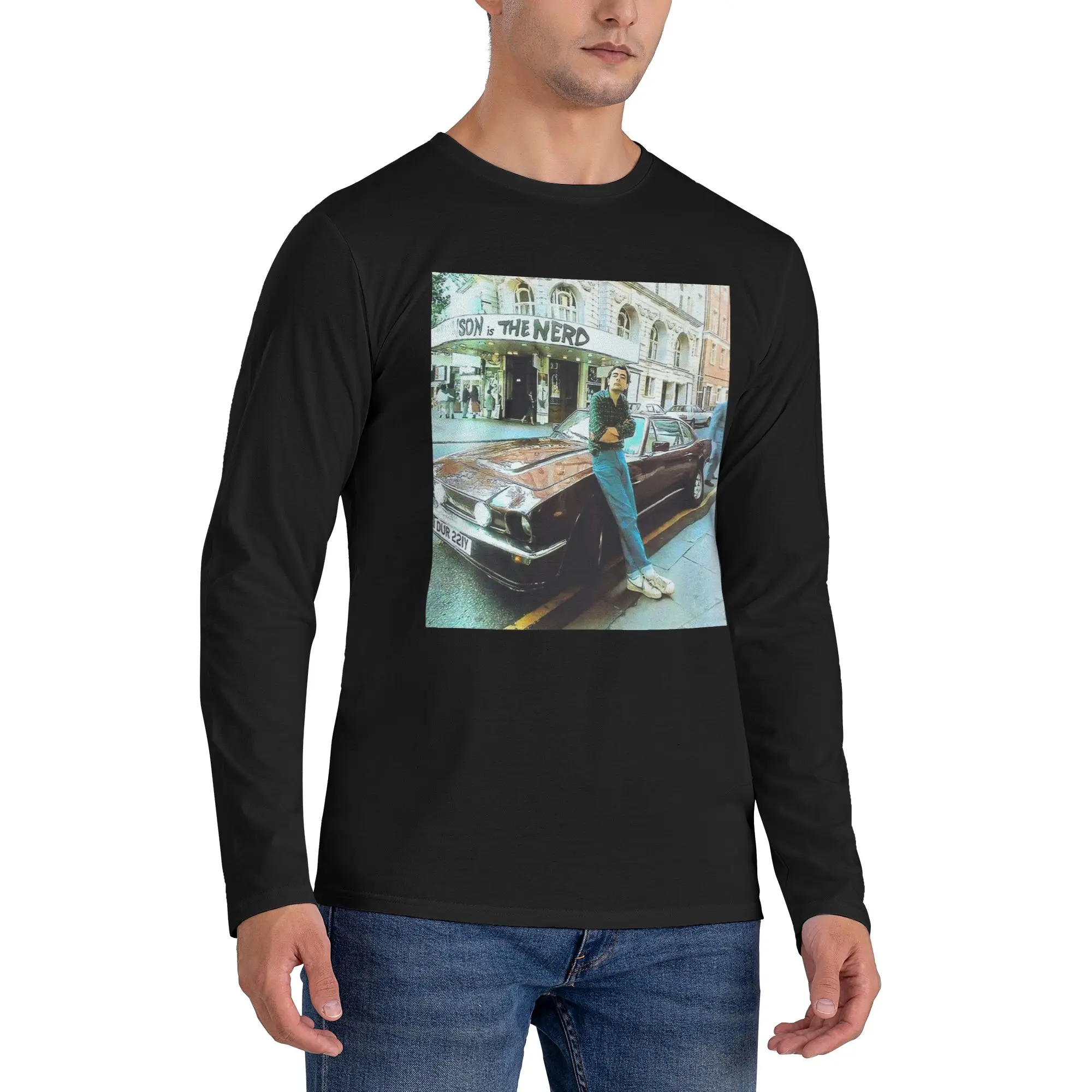 Vintage cool rowan atkinson aka Mr Bean Men's Long Sleeved T-shirt Breathable Round Neck T shirts Spring and Autumn Men tops
Vintage cool rowan atkinson aka Mr Bean Men's Long Sleeved T-shirt Breathable Round Neck T shirts Spring and Autumn Men tops