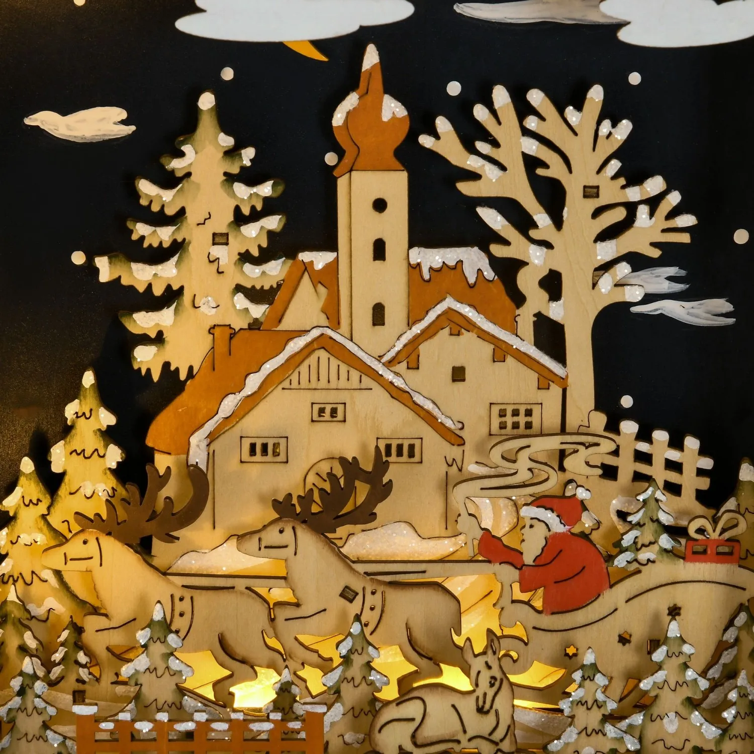 HOMCOM Christmas Advent Calendar, Wooden Countdown to Christmas Table Decoration with 24 Drawers, Lights, Battery Operated
HOMCOM Christmas Advent Calendar, Wooden Countdown to Christmas Table Decoration with 24 Drawers, Lights, Battery Operated