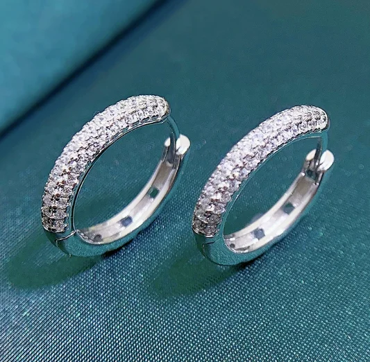 925 silver earrings zircons earring silver hoop earrings
925 silver earrings zircons earring silver hoop earrings