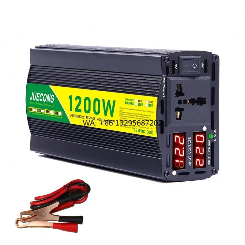 Innovative 1200W AC Power Inverter Efficient Durable 50Hz Multifunction Converter Simple Safety Features 48V DC12v 24v Ac220v
Innovative 1200W AC Power Inverter Efficient Durable 50Hz Multifunction Converter Simple Safety Features 48V DC12v 24v Ac220v